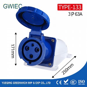 [Hot Item] Electrical Gwiec 32AMP Male Female Socket Industrial RJ45 Connector with Cheap Price