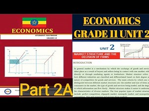 Economics Grade 11 Unit 2 MARKET STRUCTURE AND DECISION OF FIRMS Part 2 #aonestudies