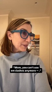 24K views · 48 reactions | Ode to em dashes, those short punctuation lines that make sentences sing — and that may be extinct because they look like AI. Sorry, remind me who asked for AI again?? I’m *not* happy about machines messing with my writing — are you? | Zibby Owens | Facebook