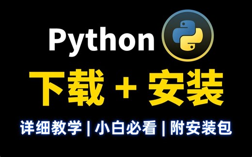 【Python安装】全网最详细的Python下载安装教程，小白有手就行! Python下载/Python安装