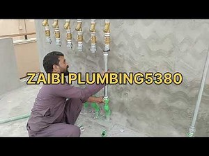 Complete GI Pipe Fitting Guide for Concrete Water Tank | Brass Valves & Pressure Pump Installation