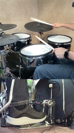 Left Foot Focused Double Kick #Drums #DrumTeacher #DrumSolo #Drumming #LearnDrums