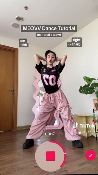 Tutorial Dance Meow: Slowmo Mirrored Choreo | MEOVV