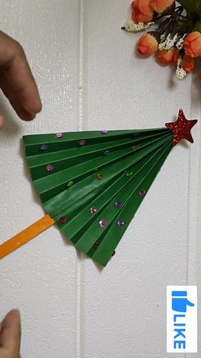 How to make Christmas tree from paper | Parv's Art Gallery - Parv Thacker