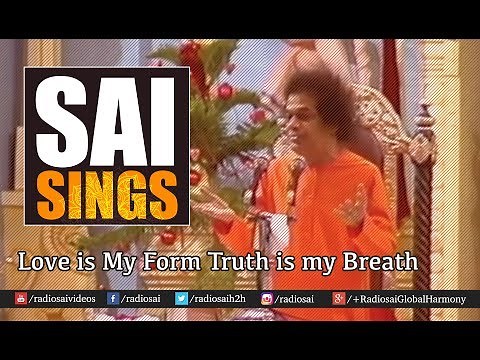 Sai Sings - Love is My Form | Sathya Sai Baba singing Bhajans | sai baba bhajans