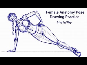 How to draw Female Anatomy Pose /Figure Drawing Skills with Female Pose Techniques