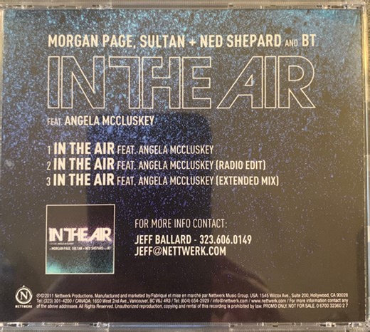Morgan Page, Sultan + Ned Shepard And BT Feat. Angela McCluskey - In The Air