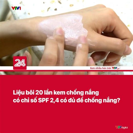 SPF và PA là gì? Liệu bôi 20 lần kem SPF 2,4 có bằng SPF 50? Hãy cùng gặp gỡ các chuyên gia để được giải đáp. | VTV24
