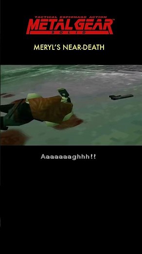 Meryl’s Near-Death – Snake’s Moment of Despair #metalgearsolid #mgs1 #meryl #sniperwolf