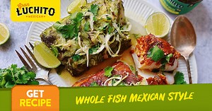 Whole Fish Recipe Mexican Style With Adobo Sauce | Gran Luchito