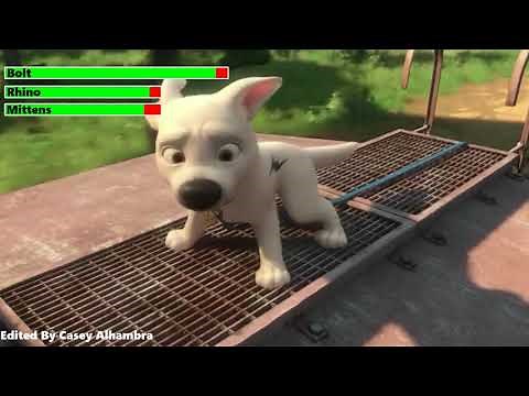 Bolt (2008) Train Scene with healthbars