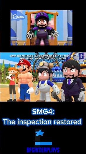 Smg4 the inspection deleted scene Restored #smg4 #smg4crew