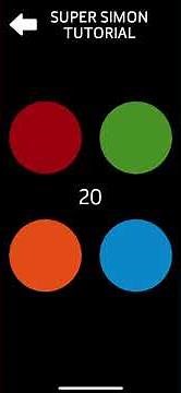 Demonstrating a short Super Simon Tutorial ￼￼