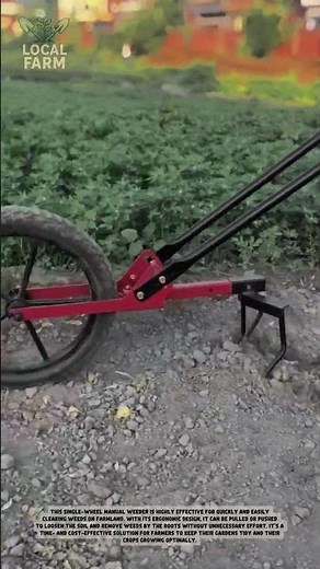 Revolutionize Your Farming: The Ultimate Manual Weeder & Cultivator Tool!#Gardening