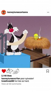 Sylvester just wanted a little snack 😂🐈‍⬛🐥 #LooneyTunesCartoons #LooneyTunes #Sylvester #Tweety #Boomerang #fun #funny #laughter #happy #cartoon #cute #adventure | Boomerang TV