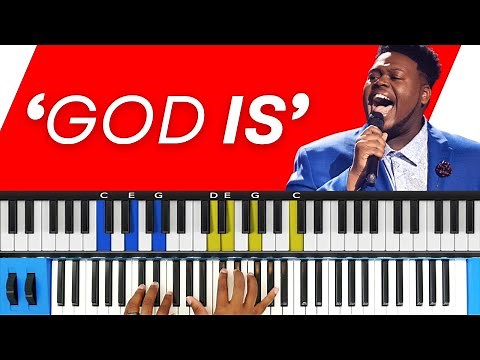 Melvin Crispell III 'GOD IS': How to play 'God Is' on piano tutorial (gospel piano tutorials)
