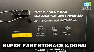 CES 2024 - Lexar's new storage & DDR5!