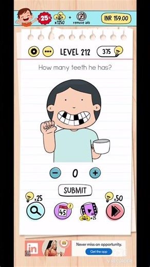 Level 212 Brain Test game