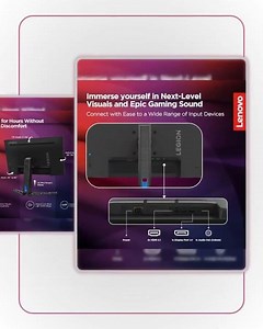 Lenovo Legion R27q-30 | 27 Inch (68.58cm) 180Hz 2K QHD Gaming Monitor | 0.5ms, AMD FreeSync, 99%s...