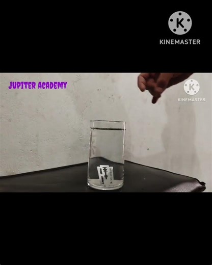 Surface tension , Floating Blade on the water #simple science experiment