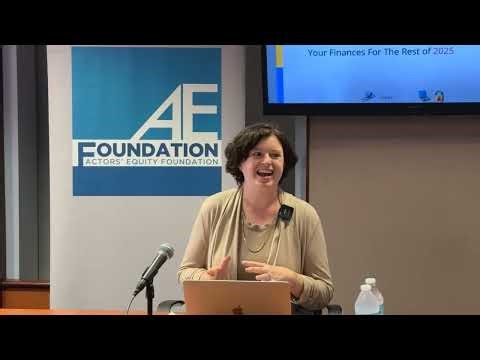 Financial Wellness for Actors and Stage Managers