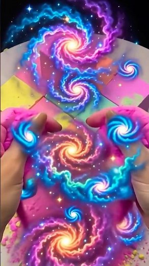Crunching Sound Baking Soda To Galaxy crunch 😨#asmr #relax
