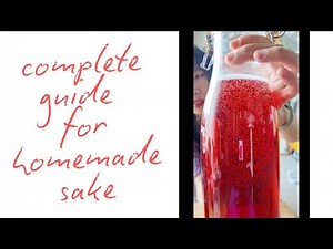 A complete guide for homemade Sake (Rice Alcohol). #sake #rice #fermentation