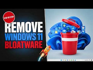 Remove Windows 11 Bloatware Step by Step