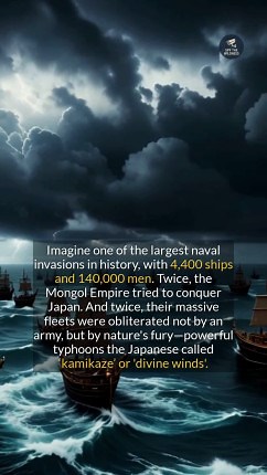 43K views · 272 reactions | Divine winds saved Japan from two massive Mongol invasions, shaping its national identity. #history #worldhistory #kamikaze #medieval | Epic Minute | Facebook