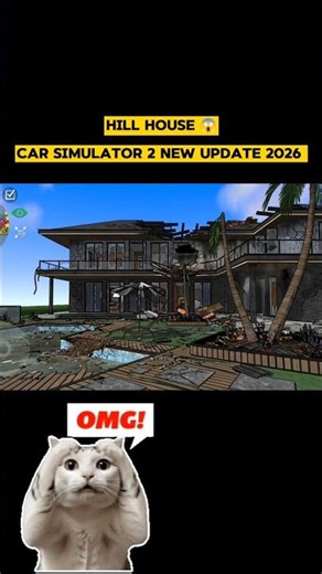 Hill House 😱 | car simulator 2 new update 2026 | #carsimulator2 #shorts