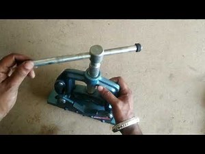 How to use pipe vice and parts of name pipe vice