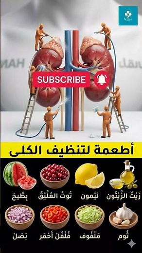 أفضل 8 أطعمة لتنظيف الكلى من السموم والوقاية من الحصوات!#صحة_الكلى