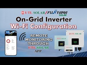 UTL Ongrid inverter: WiFi Configuration with UTL Solar App #utlinverter #ongridinverter #solar