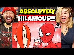 SPIDER-MAN'S PICKUP LINES | Cartoon Hooligans | REACTION!!!