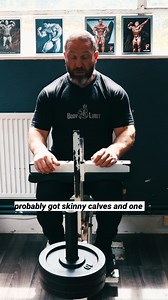 The seated calf raise machine is a strength training apparatus...