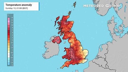UK heatwave: Heat continues into Sunday before much fresher conditions into next week