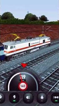 TRAIN CROSSING HIGH SPEED IN CURVEDRAIL I BUMPY RAILROAD I Train Simulator IRailwork | NTG GAMING