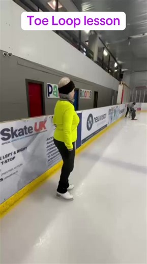 Toe Loop Ice Skating Lesson Progress