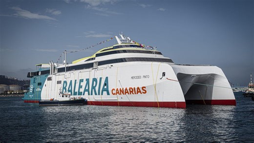 El nuevo fast ferry de Baleària, innovación al servicio del pasajero y del planeta