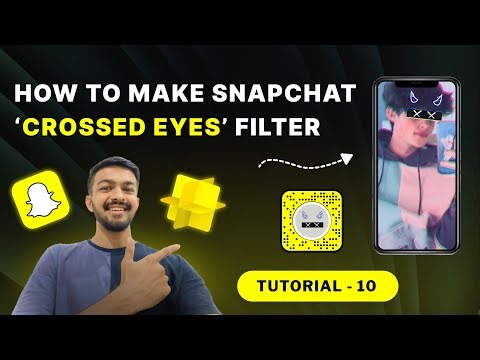 Crossed Eyes Snapchat Filter Lens Studio | Make filter in few Minutes| How to make snapchat filter