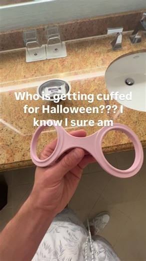 Who else is getting cuffed for Halloween??👻😈#quickcuffs #couples #handcuffs #halloween | Quickcuffsofficial