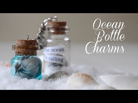 Ocean Miniature Bottle Charms DIY