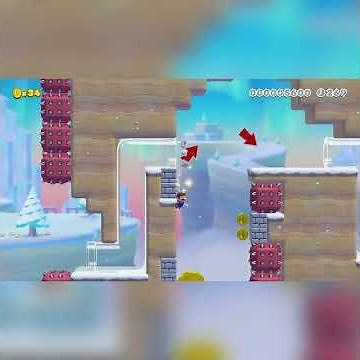 ◇◆Wall Slide Parkour◆◇ by ☆★Cill★☆ #shorts 🍄Super Mario Maker 2 | Switch 2 | No Commentary #eaz