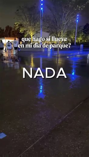 Llueve en mi dia de parque disney