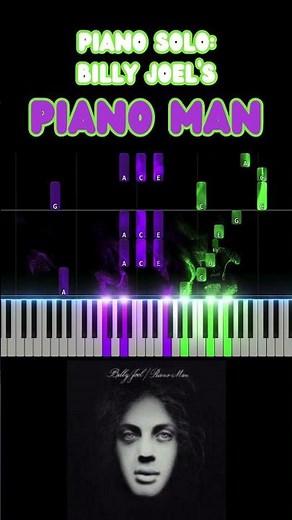 Learn the Iconic "Piano Man" Solo in 30 Seconds! 🎹✨ #music #piano #shorts