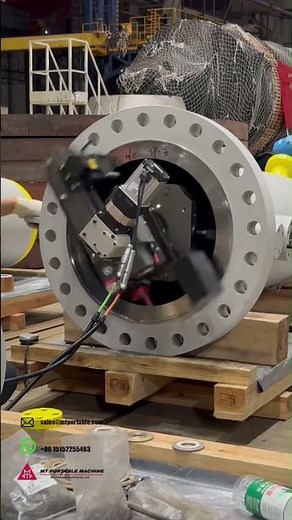 Portable Flange Facer On-Site Machining