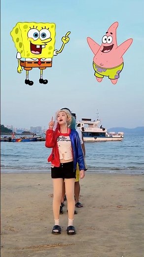 spongebob vfx❤‍🔥 #cartoon #funny #animation #talkingtom #cute #dance #memes #dancechallenge