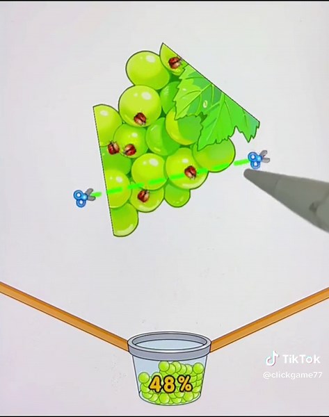 Interactive Digital Grapes and Bucket Animation