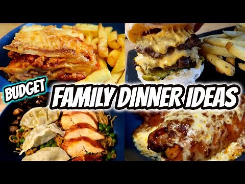 EASY & AFFORDABLE FAMILY DINNER IDEAS ~ Meals of the week