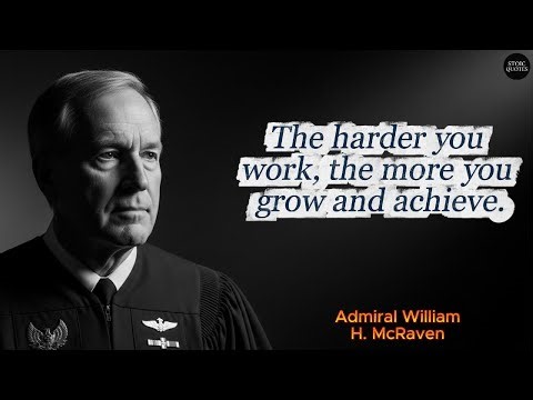 The Harder You Work, The More You Grow And Achieve - Navy Admiral Quotes Make Your Mindset Level Up